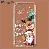 Cute Cartoon Santa Claus Phone Case For Honor 80 70 60 50 Pro SE 80 GT 70 Pro Plus 20 Pro 9X 8X X10 