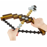 Minecraft Toy Bow Arrow Weapon Plastic Launchable Brown Purple with Magic Bow Arrow