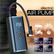 [SG Seller]Car Wireless Air Pump Portable Car Electric Tire Pump Car Battery Car Bicycle Inflating Pump 6QPT