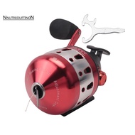 BL35 Fishing Reel 6+1BB 3.6:1 Gear Compound Closed Metal Coil Wheel Outdoor with Wristband 5 PE Line