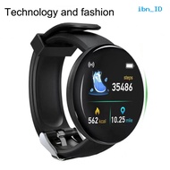 IBN D18S Smart Watch Colorful Touch Screen Heart Rate Monitor Round Dial 1.3 Inch Sport Bracelet Fit