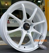 土城輪胎王 DG RS 15吋鋁圈 白色 4/100 輕量化 YARIS K8 LANCER