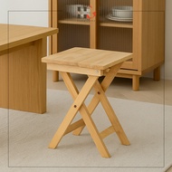 HausGlobal FT571 Folding Stool / Wooden Foldable Stool / Outdoor Camping Fishing Stool / Stool Chair