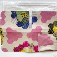 日本手繪圖羊革 口罩套