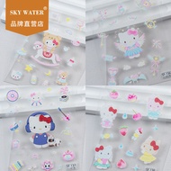 Sky Sanrio Japanese KT Hello Kitty HelloKitty Cute ccd Mobile Phone Tablet Camera Transparent Sticke
