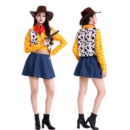 cp143.5 Sheriff's Uniform Beautiful Girl Woody Outfit Toys Story Cowgirl Set Cowboy Costume Toy