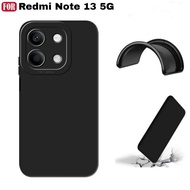 Softcase Black Matte Redmi Note 13, Note 13 Pro, Note 13 Pro Plus Silicone Case