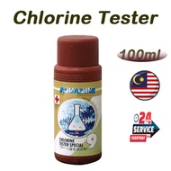 Aquadine Chlorine Tester Special (100ml) Fish Aquarium water tester