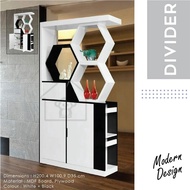 DIVIDER / DISPLAY CABINET / DECO STORAGE HEXAGON DESIGN/DISPLAY RACK/LIVING HALL CABINET/DIVIDER RACK/WINE CABINET