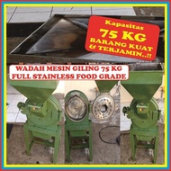 MESIN GILING BESAR LISTRIK Kapasitas 75Kg/Jam Daging / Mie / Kopi /