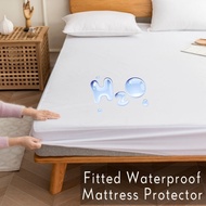 Waterproof Mattress Protector Bed Cover Sheet/Elastic Fitted Bedsheet Bedspread Mattress Cover Dust Cover