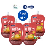 [SG Distributor] 4 x BeBecook Brewed Korean Golden Pear Drink w Bellflower Root and Red Ginseng 80ml