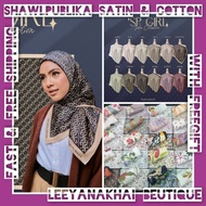 SHAWLPUBLIKA Scarves | Satin Shawlpublika SP Girl | Satin Imane | Shawlpublika Cotton | Tudung Bawal