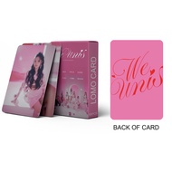 55pcs UNIS LOMO Cards The 1st Mini Album WE UNIS Photocards HYEONJU NANA GEHLEE KOTOKO YUNHA ELISIA 