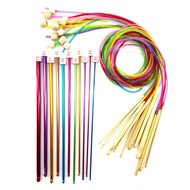 Ring Needle Color Large Carpet Crochet Set with Beads Afghanistan Crochet Tool Knitting Sweater Need