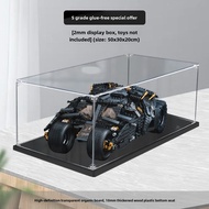 Suitable for Lego 76240 Super Heros Dark Knight Big Batmobile Acrylic Display Box Storage Box