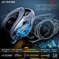 [ZING Sound] Shinju DC- EMS Baitcasing Reel Drag 5kg 6+1BB High Speed Baitcasting Dc