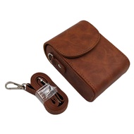 Full Body Retro Vegan Leather Camera Case Bag with Strap For Canon PowerShot G7 X Mark II / G9 X III