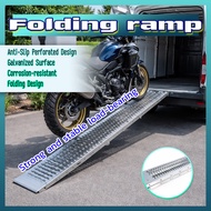 【Local delivery】Foldable Ramp Motorcycle Bike Car Ramp Lightweight Ladder Foldable Car ramps heavy d