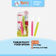 Farlin Pulpy Food Spoon - Baby Feeding Spoon 4+months