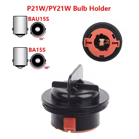 1x For Peugeot 206 307 308 407 Citroen C3 DS3 1156 P21W PY21W Bulb Holder Base Turn Signal Light Soc
