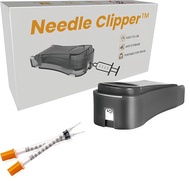 Pro Needle Clipper & Storage – Safe Sharps Disposal for Diabetics| Cuts 28G-31G Needles (3/16" to 1/