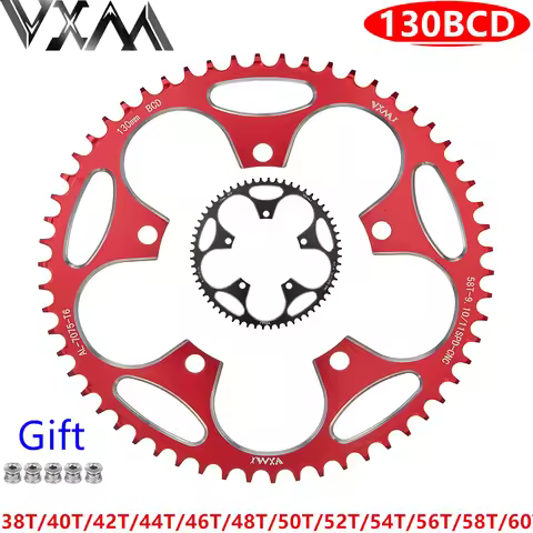 VXM 130BCD 38T-60T MTB road Bike Chainring Narrow Width for Shimano 5700 6700 Crank Set Ring Crown 1