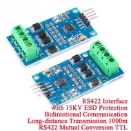 2Pcs/1pc RS422 Mutual Conversion TTL Bidirectional Converter Module Signal Full Duplex 422 to Single