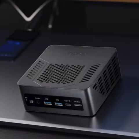 Topton Gaming Mini PC AMD Ryzen AI 9 HX 370 ES AI 7 H 350 ES OCuLink USB4 2x2.5G LAN 2xPCIe Desktop 