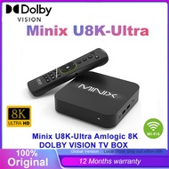 MINIX U8K-Ultra Amlogic Dolby Vision WIFI6 RJ-45 AI-PQ AI-SR Android11 TV BOX