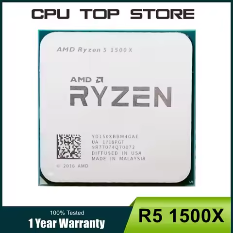 AMD Ryzen 5 R5 1500X 3.5GHz 4-Core 8-Core CPU Processor