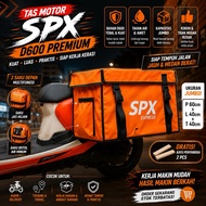 SPX Courier Motorcycle Bag + 2 Wooden Supports Motorcycle Accessories