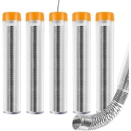 5 Pack 1mm Rosin Core Solder, Electronic Solder for Repairing Electronic and Electrical Household Ap
