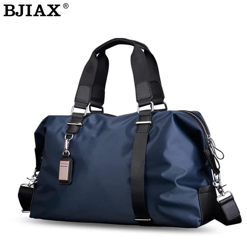 BJIAX Men Large Capacity Short Trip Bag Tote Duffel Bag Women Nylon Travel Bag Travel Fitness Bag