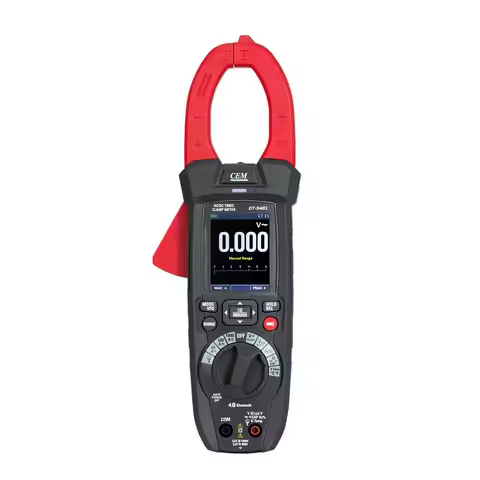 CEM DT-9481 DT-9581 Bluetooth Digital Clamp Multimeter True RMS 6000 Counts 3000A 60MΩ with a Flashl