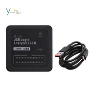 USB-C Logic Analyzer 16CH RP2350A Microcontroller USB Logic Analyzer Digital Signal Synchronous Acqu