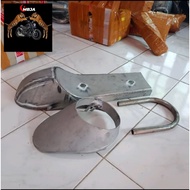 set paket jok hornet caferacer visor lampu plus behel U