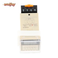 YOLANDA Time Relay, with Socket Base 220V Digital Time Relay, Precision Timing DH48S‑2Z 0.01S-99H99M