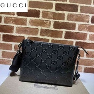 LV_ Bags Gucci_ Bag Print Embossed Medium Messenger 696009 Woman Embossing Handbag GDOH