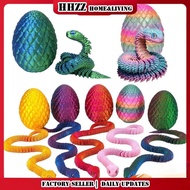 3D printed snake toy snake decoration egg with snake inside, flexible snake toy for desktop decorati
