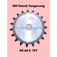 Sprocket RS 60 x 19 T Gear Chain Single Gear Z 19T RS60 -1 60Z19 60X19T 60-1 type B Sprocket spr Sin