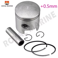 346-00004-1 piston kit +0.5mm For TOHATSU Outboard 25HP 30HP Piston Kit - 0.50 with Piston Ring 346-