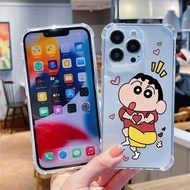 Bixin Shinchan Suitable for Realme 14Pro 13Pro+12Pro+C61 C51 GT 7Pro 6 Neo 5 3 Phone Case Shock-resi