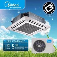 Midea 1.5hp MCA3-12CRN1 / MOU-12CN1 Ceiling Cassette Type Air conditioners - R410a