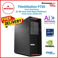 Lenovo ThinkStation P720 Workstation Desktop 2x Intel Xeon 24C/20C RAM 768GB  DDR4 512GB NVMe Nvidia