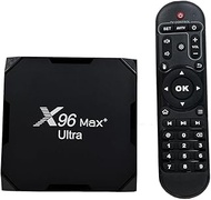 4GB 64GB X96 Max Plus Ultra TV Box Android 11 Amlogic S905X4 2.4G/5GHz Dual WiFi BT4.0 Support AV1 H.265 8K 24fps 4K 60fps HDR Set Top Box