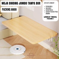 Omahfurniture.id Wall-Mounted Folding Table Without Drilling Size 120x40 100x40 80x40 80x30 Work Tab