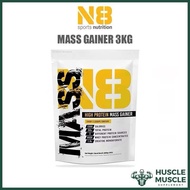 N8 MASS GAINER 3kg - Build Muscle Mass Weight Gainer (Halal)