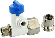 John Guest ASVPP5LF Angle Stop Adapter Valve, 1/2" x 3/8" x 1/4" OD
