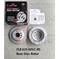 RaceSport 7L8615601C RS Rear Disc Rotor Volkswagen Touareg Audi Q7 Porsche Cayenne (belakang)
